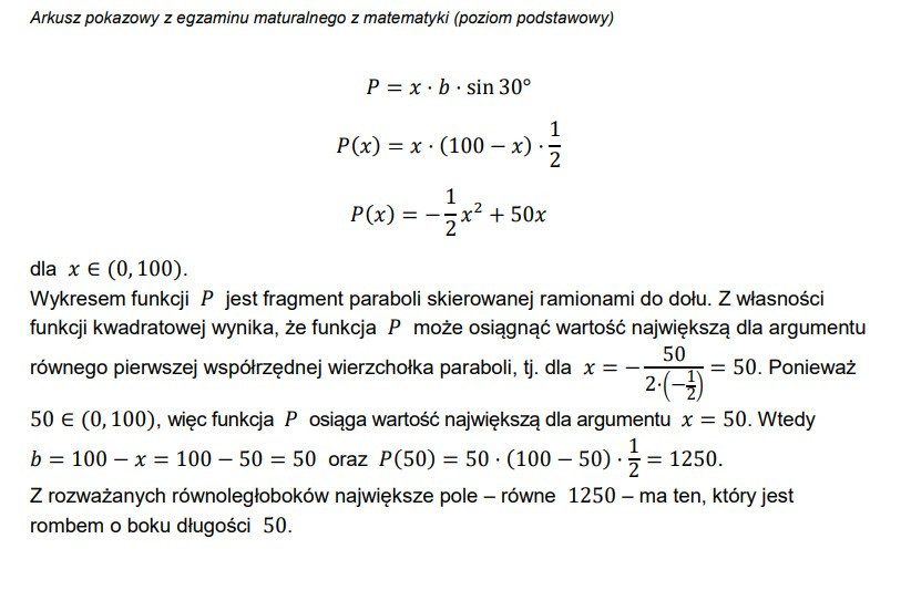Matura z matematyki. Takie zadanie okazało się trudne na egzaminie