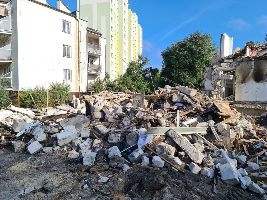 Tak wyglądały pozostałości domu przy Wybickiego 12 w Toruniu...