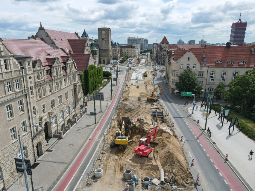 Centrum Poznania od dłuższego czasu wygląda jak jeden wielki...