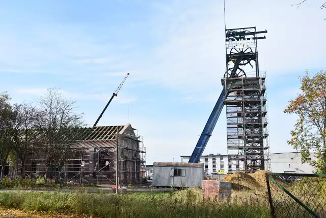 Trwa przebudowa dawnej łaźni kopalni Anna w Pszowie