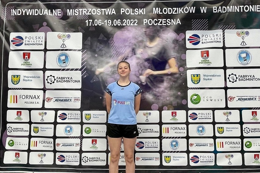 Kaja Ziółkowska z PulsLift Nike Suchedniów podwójną mistrzynią Polski w badmintonie! [ZDJĘCIA]