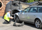 Groźne zderzenie forda i audi. Rannych zostało aż sześć osób! (zdjęcia)