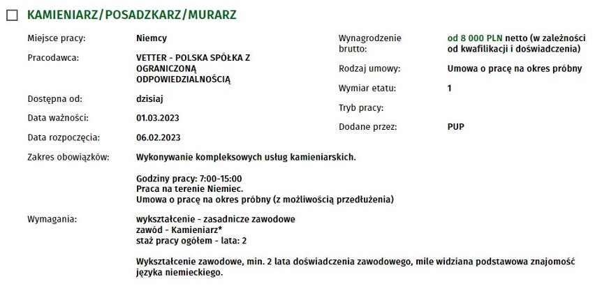 Szukasz pracy w Niemczech? Sprawdź ogłoszenia, jakie w...