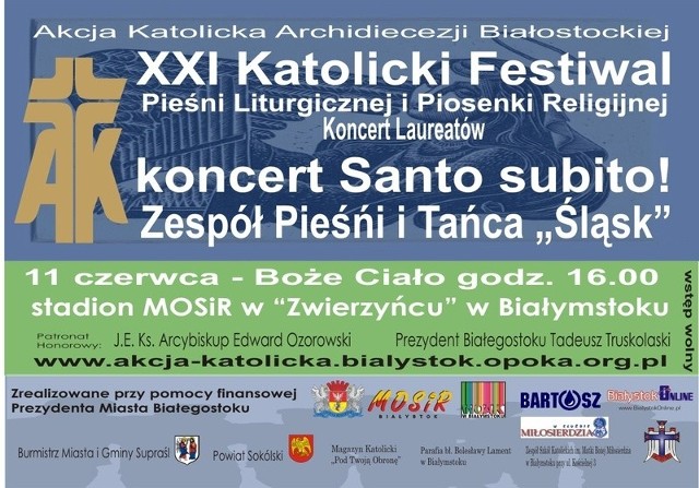 XXI Festiwal Pieśni Liturgicznej i Piosenki Religijnej - koncert finałowy