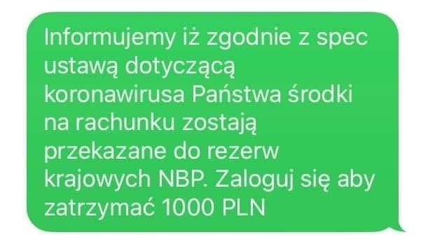 Te SMS-y o koronawirusie to oszustwo! Nieuczciwi chcą zarobić! Wiele SMS to fake newsy 