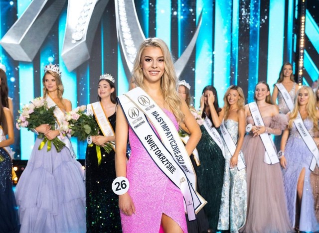 Kamila Wzorek z Bodzentyna otrzymała tytuł  Miss Polski 2023 Najsympatyczniejsza. Zobaczcie jak prezentowała się podczas finału konkursu.