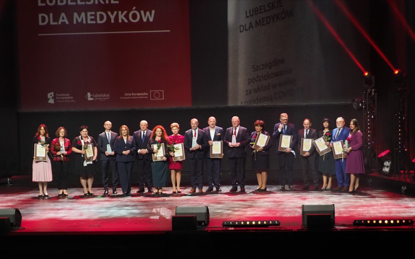 Lubelscy medycy docenieni za walkę z koronawirusem. Zobacz zdjęcia z gali