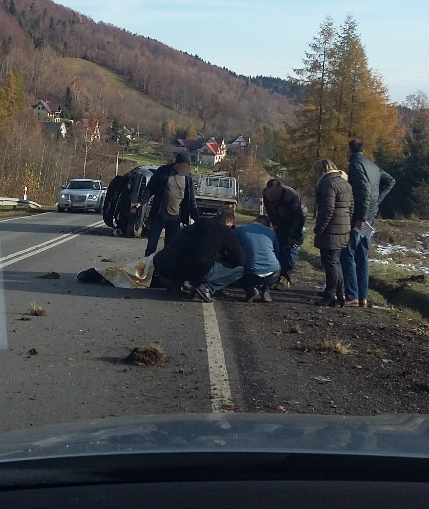 Wypadek w Gruszowcu.