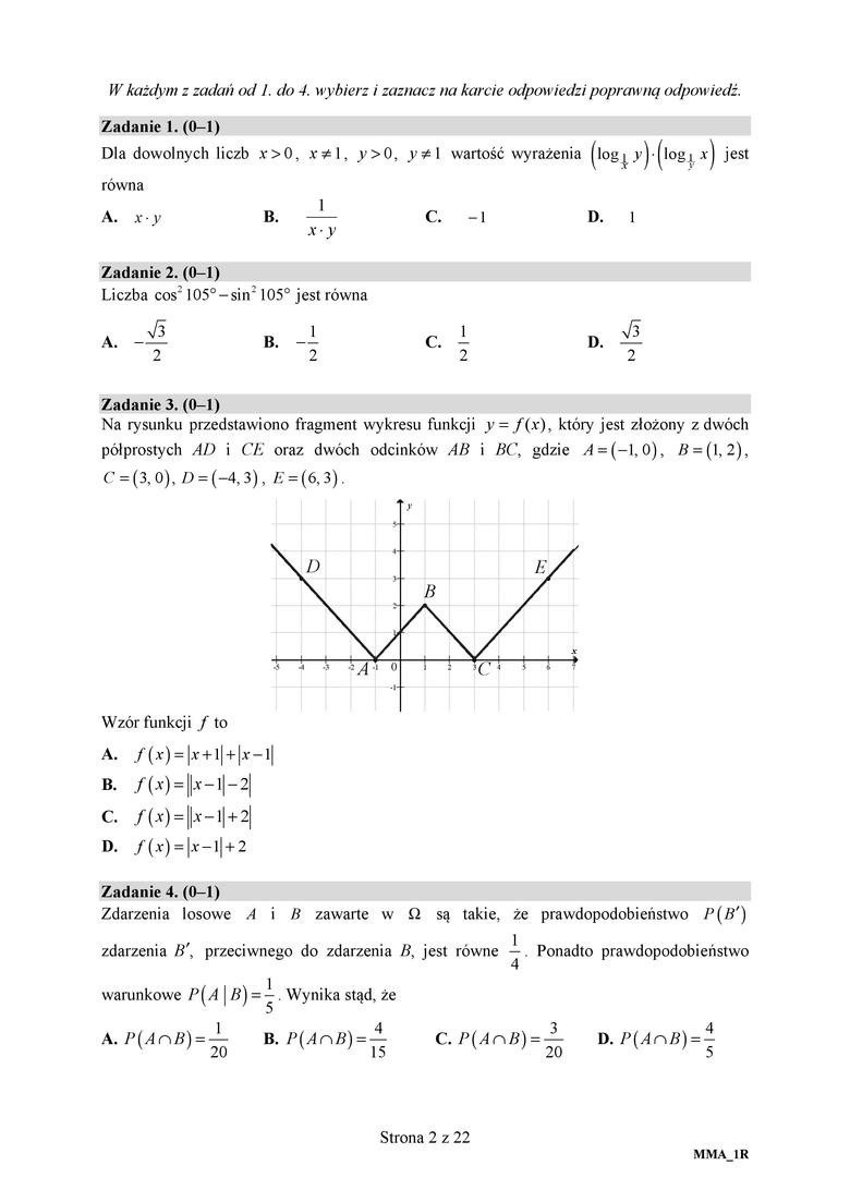 Matematyka poziom rozszerzony na maturze 2019. Sprawdź...