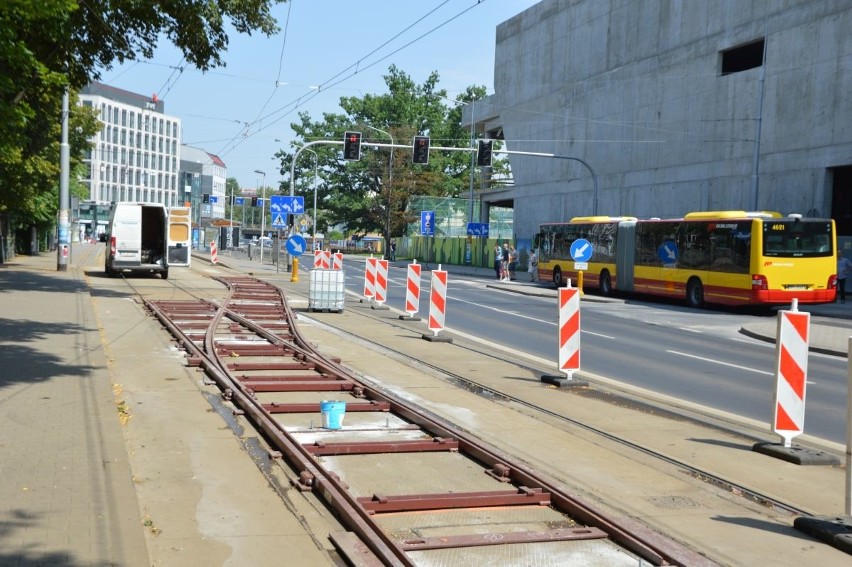Wrocław: Od dziś nie kursują tramwaje na Gaj (ZDJĘCIA)