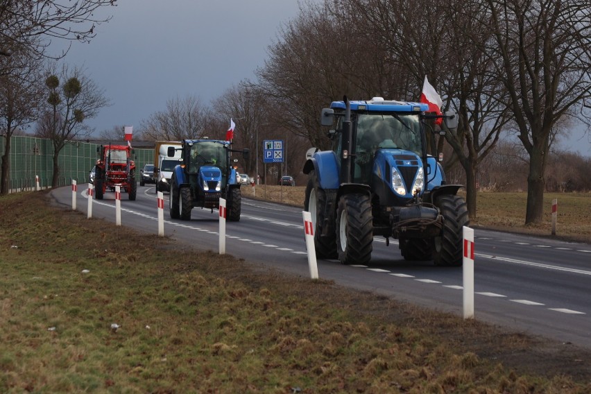 Protest rolników na Dolnym Śląsku. "Na razie pokojowo" -...