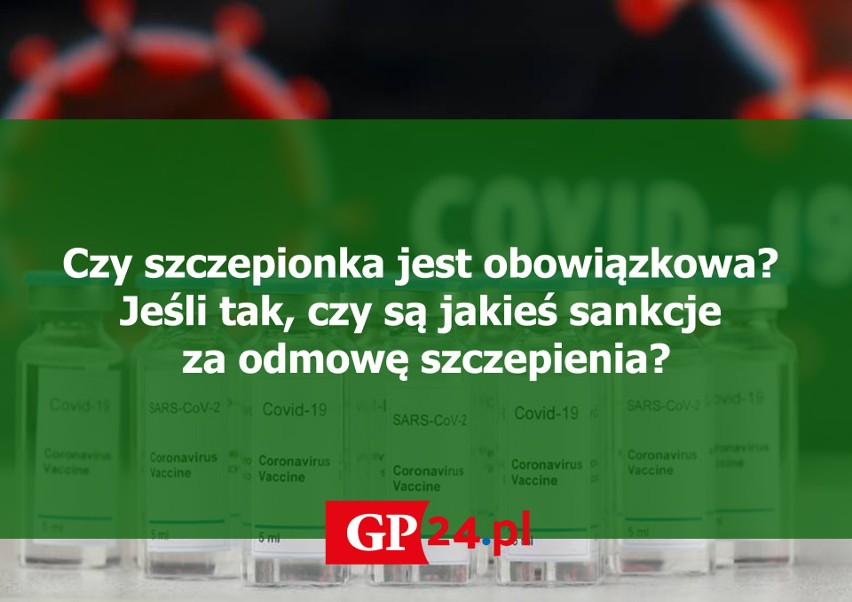 Szczepienia są dobrowolne, jednak rekomendowane przez WHO i...