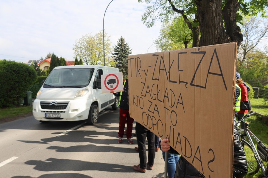 Protest odbył się w piątek na ulicy Załęskiej w Rzeszowie