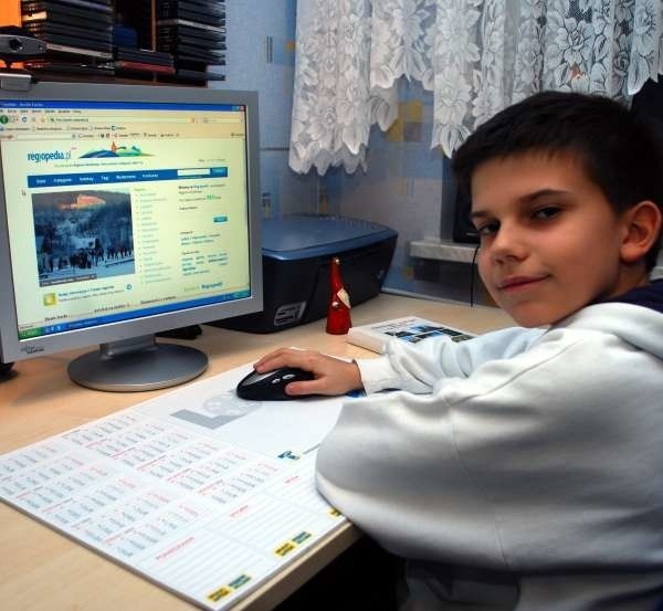- Fajnie byłoby mieć laptopa - mówi Mateusz, który w poniedziałek (12 stycznia) skończy 13 lat. Jeśli nie dostanie go na urodziny, być może wygra za wpisy w opolskiej Regiopedii.
