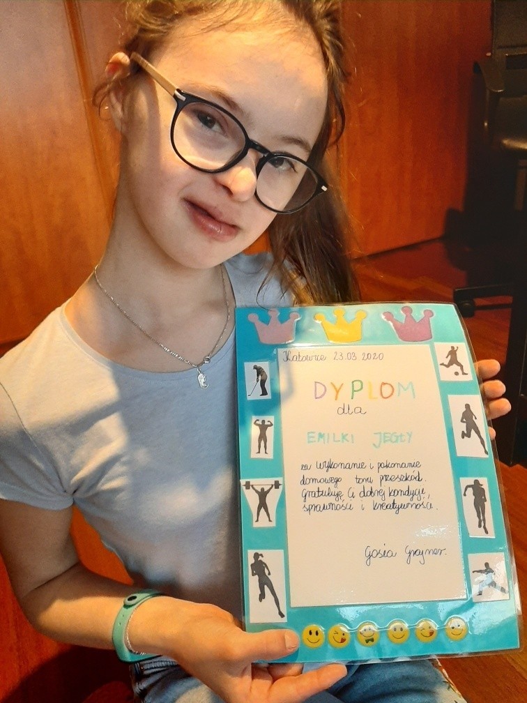 Małgosia, 14-letnia córka Magdaleny Skorupy-Grajner i...