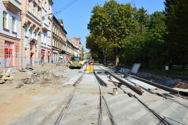 Przebudowa Dunajewskiego dobiega końca.Zdjęcia z pierwszego tygodnia października