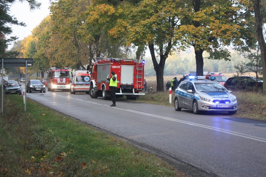 Wypadek na ulicy Wyzwolenia w Pradłach.