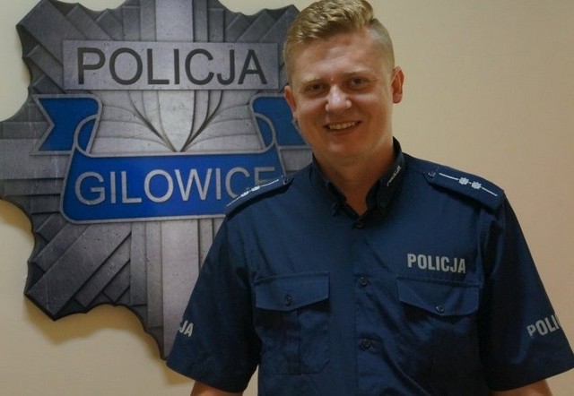 St. asp. Paweł Oleksiak, dzielnicowy z komisariatu w Gilowicach