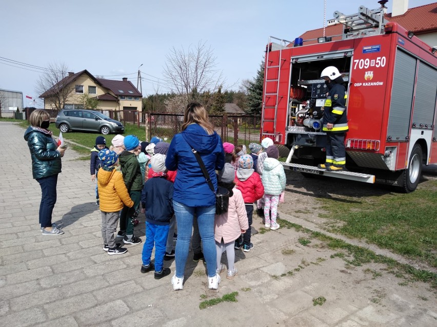 Druhowie z Ochotniczej Straży Pożarnej z Kazanowa spotkali...