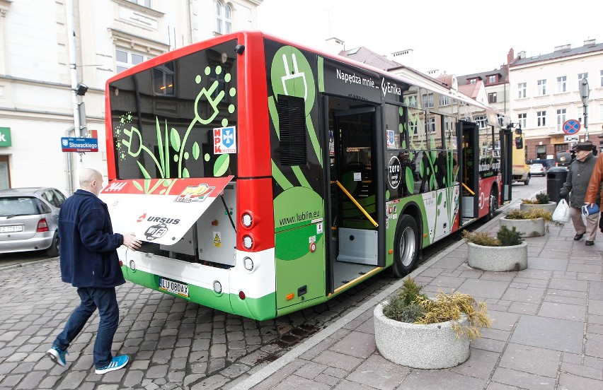 Prezentacja autobusu o napędzie elektrycznym Lublin dla...