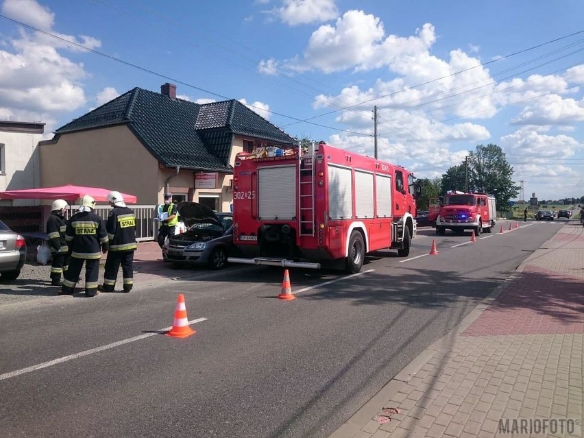 Szczęśliwie w chwili zderzenia pojazdów nikt nie szedł...