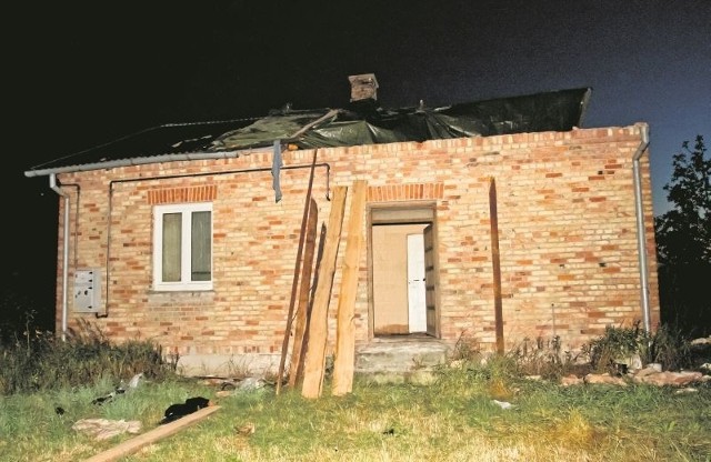 Zniszczony przez nawałnicę dom Józefa Zaremby nie nadaje się do zamieszkania