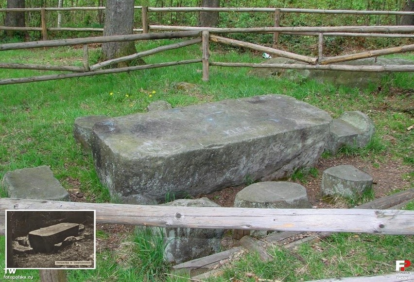 W małej dolnośląskiej wsi Kochanów można znaleźć kamienne...