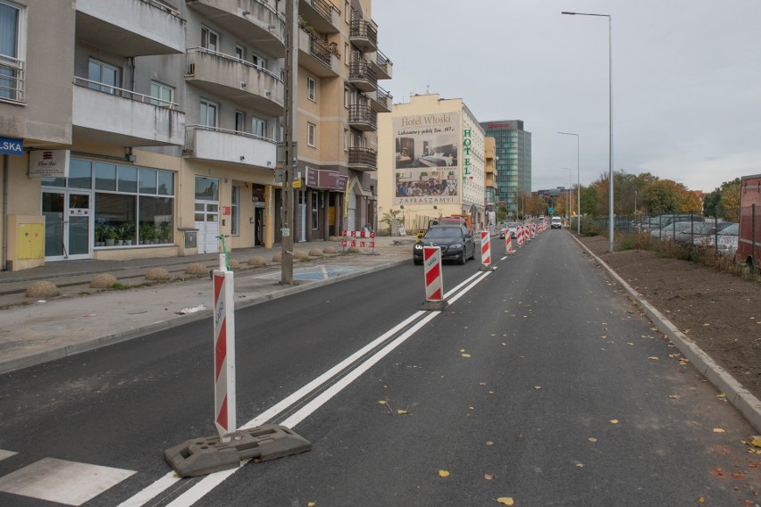 Tak wygląda nowa ścieżka rowerowa wzdłuż ul. Dolna Wilda....