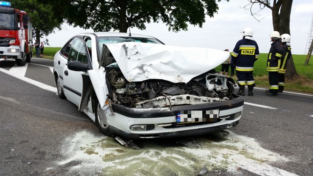 Renault laguna po wypadku.