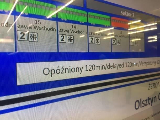 Totalny paraliż na kolei. Gigantyczne opóźnienia na trasie Warszawa-Kraków