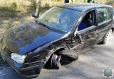 Zderzenie w Kocurach. Pijany kierowca volkswagena golfa uderzył w ciężarówkę. Wydmuchał prawie 3,5 promila, teraz odpowie przed sądem