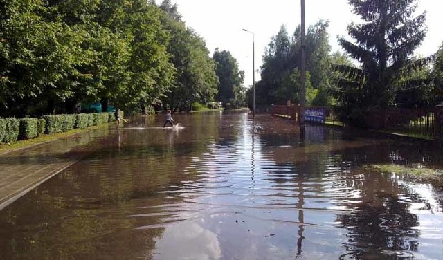 Hajnowskie ulice przypominały rzeki