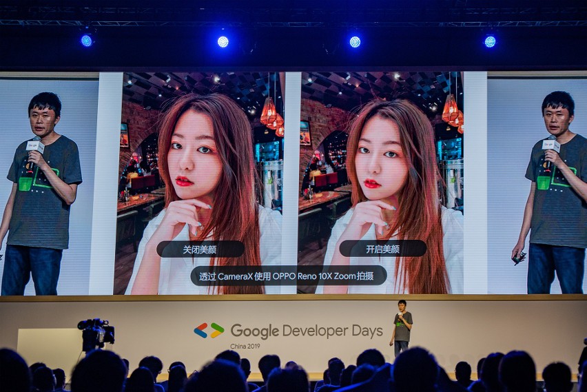 Możliwości Google CameraX zademonstrowane podczas konferencji w Szanghaju