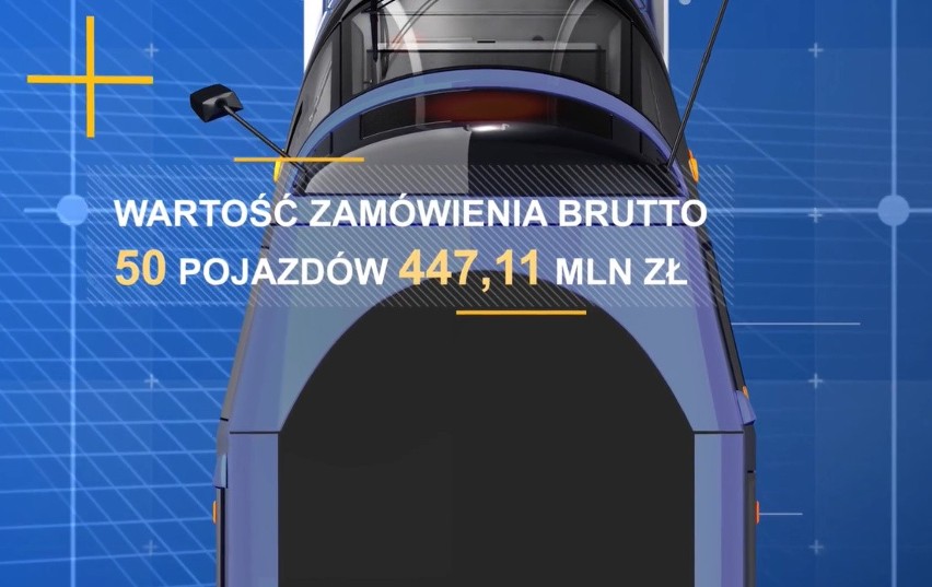 Tak będzie się prezentował nowy tramwaj w Krakowie od...
