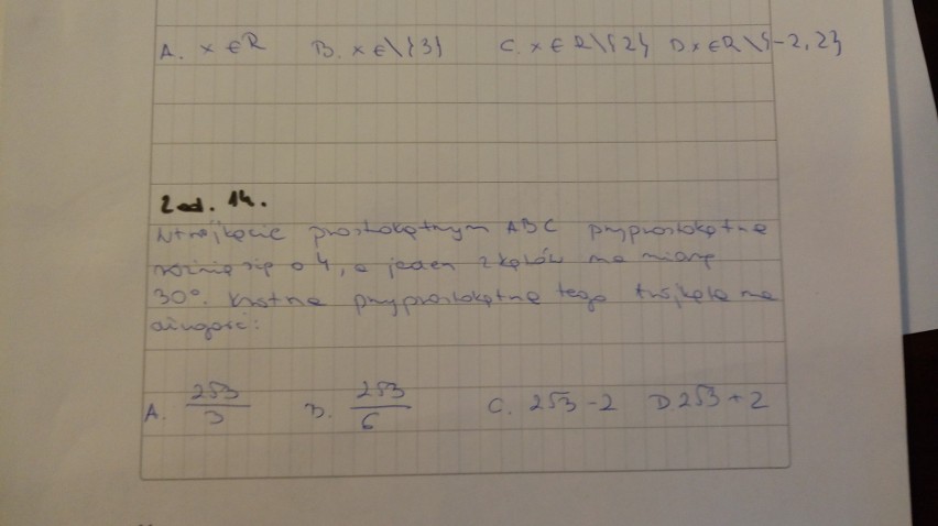 Matura próbna Operon 2017/2018 matematyka 22.11.2017 [ODPOWIEDZI, ARKUSZ]