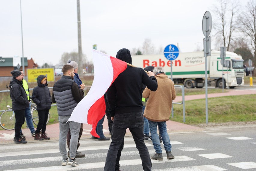 Tak wygląda protest rolników w Sokołowie Małopolskim [ZDJĘCIA]