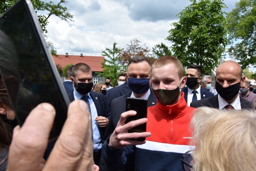 Andrzej Duda w Alwerni spotkał się z mieszkańcami