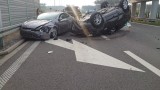 Wypadek na S5 koło Leszna. Jedna osoba trafiła do szpitala
