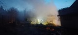 Pożar w Lalikach (pow. żywiecki). Na miejscu pracowało 6 zastępów straży pożarnych 