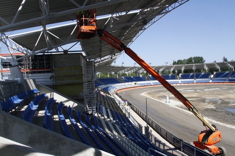 Nowy stadion żużlowy w Łodzi już niemal gotowy, ale czy mecz Orła obejrzą kibice? [zdjęcia]