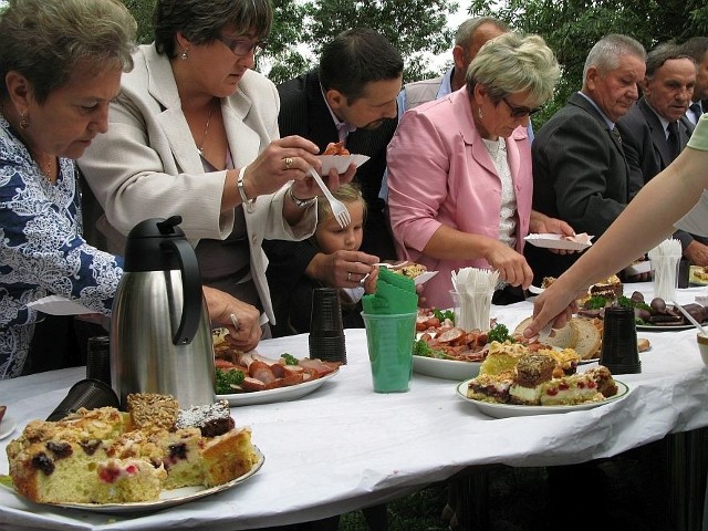 Nie zabrakło wspólnego posiłku.