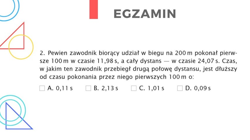 Egzamin ósmoklasisty 2019 z CKE. Matematyka - test próbny...