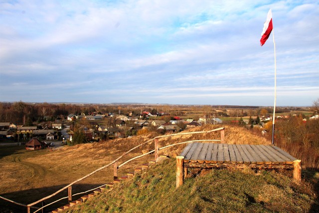 Widok z wałów dawnego grodziska