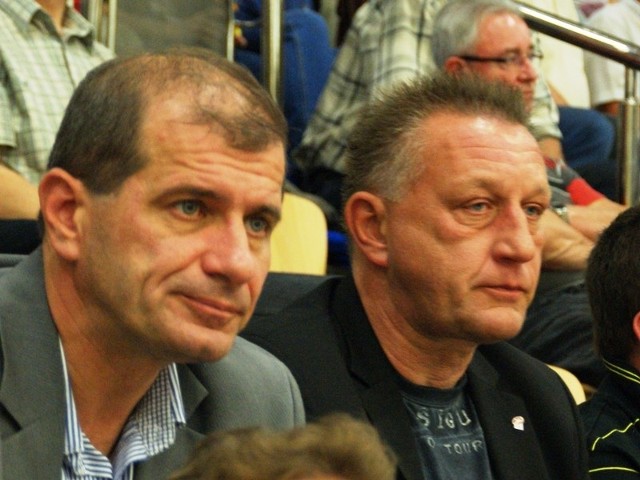 Michael Biegler (z prawej) w towarzystwie Marka Góralczyka - sekretarza generalnego ZPRP.