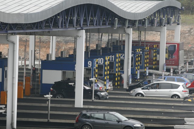 Bramki na autostradzie A4 w Mysłowicach