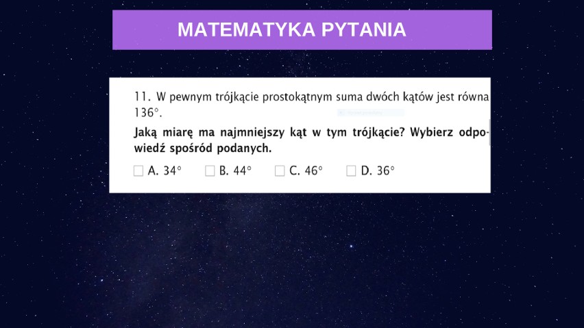 Egzamin ósmoklasisty 2019. [3.11] Matematyka - test próbny ósmoklasisty z Gdańskim Wydawnictwem Oświatowym