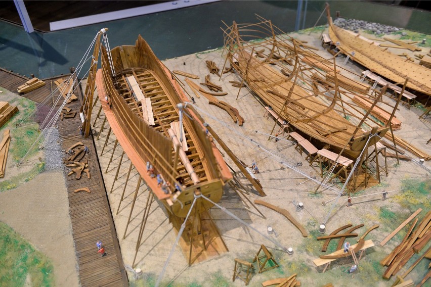 Makieta stoczni powstaje w Narodowym Muzeum Morskim [ZDJĘCIA, WIDEO]