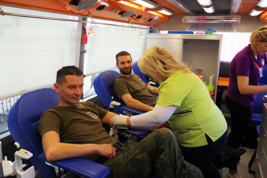 300 litrów krwi oddali żołnierze 3. Podkarpackiej Brygady Obrony Terytorialnej dla ratowania życia ludzkiego