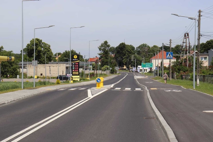 Przebudowana droga w Biestrzykowicach.