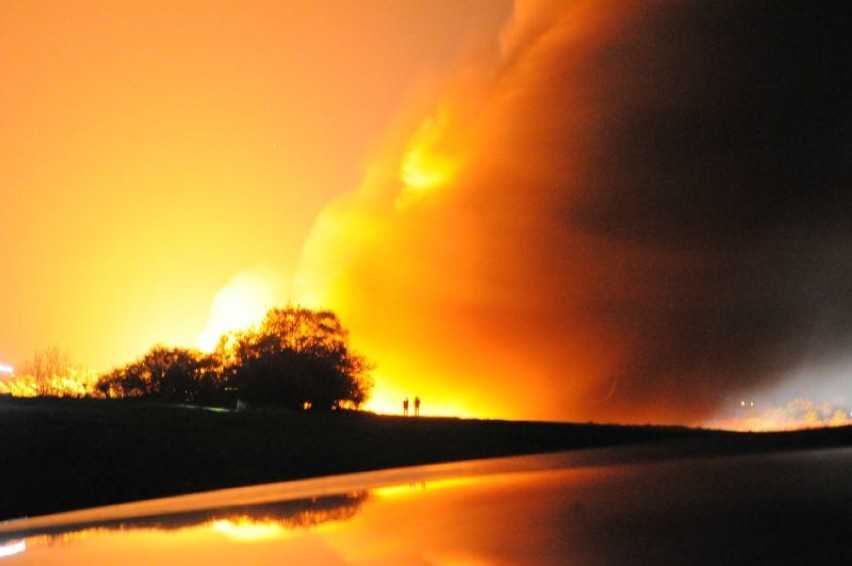 Pożar w Pyszącej wybuchł we wtorek, 24 kwietnia wieczorem.